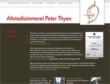 Tablet Screenshot of peter-thyen.de